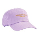 lilac baseball cap